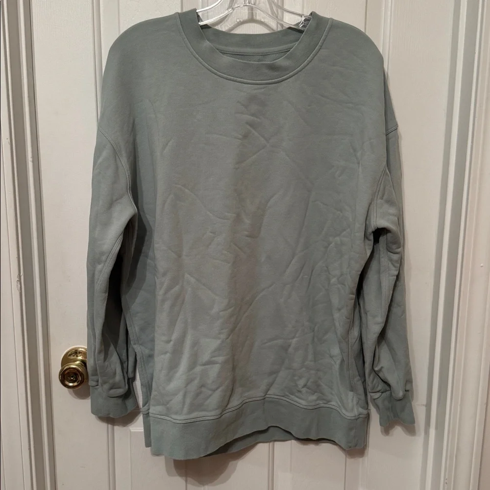 Lululemon Perfectly Oversized Crew Tidewater Teal